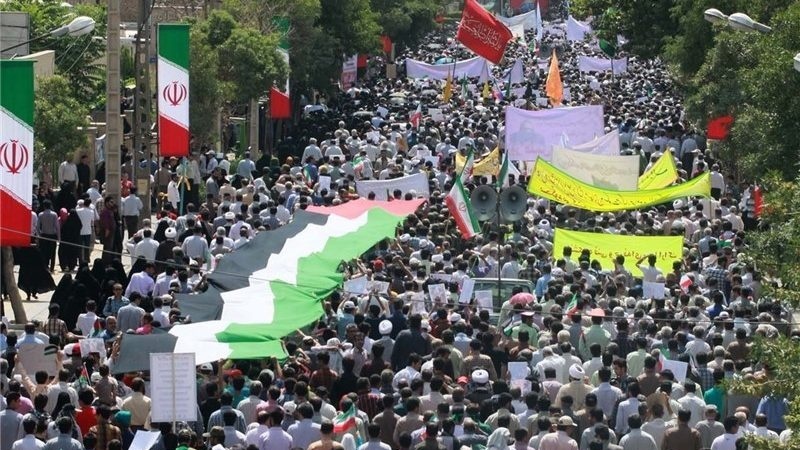 ایران برس: المسلمون ودعاة الحرية يعربون في يوم القدس العالمي عن إستيائهم الشديد حيال جرائم الكيان الصهيوني الغاصب