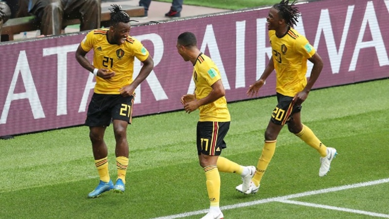 Iranpress: FIFA World Cup: Belgium Crushes Tunisia 5-2 