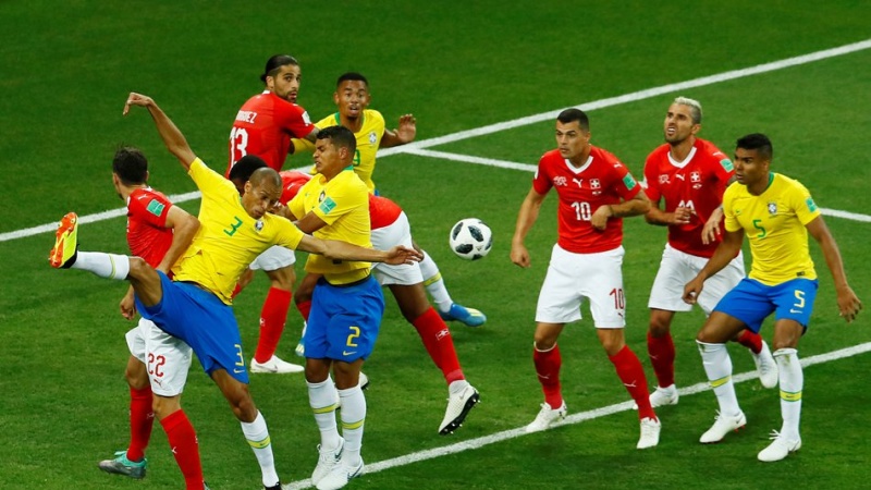 Iranpress: Report: FIFA World Cup: Brazil and Switzerland draw 1-1