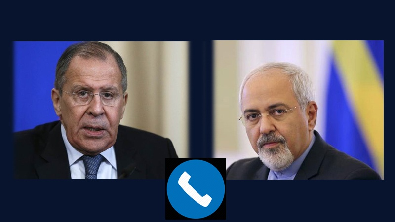Iranpress: Zarif and Lavrov discuss global issues over the phone