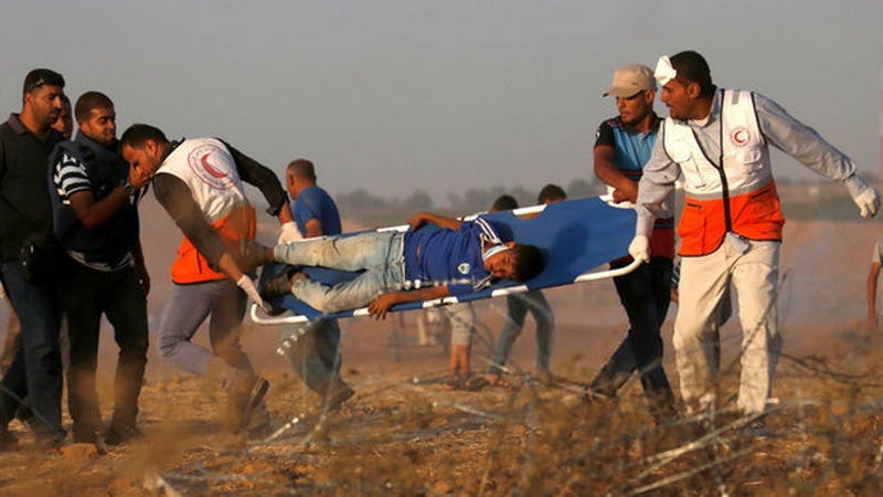 Iranpress: Israeli forces martyr Palestinian youth in Gaza Strip