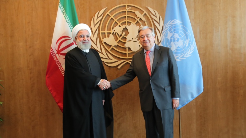 Iranpress: Rouhani: Iran will cooperate with UN in all fields