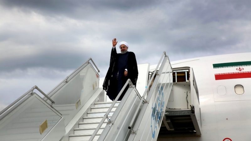 Iranpress: Rouhani leaves New York for Tehran