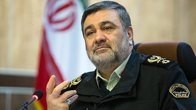 Iranpress: Top commander of security forces: "Iran is secure and clam"