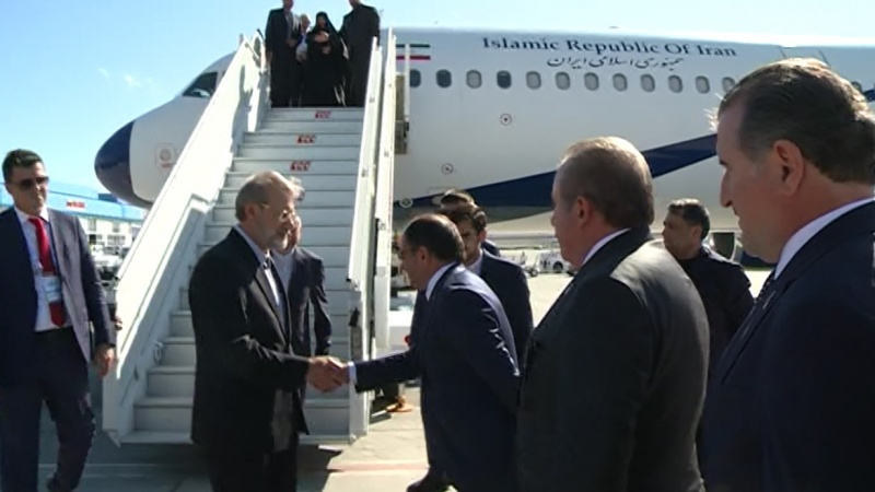 Iranpress: Larijani arrives in Antalya to attend third Eurasian parliamentary conf. 