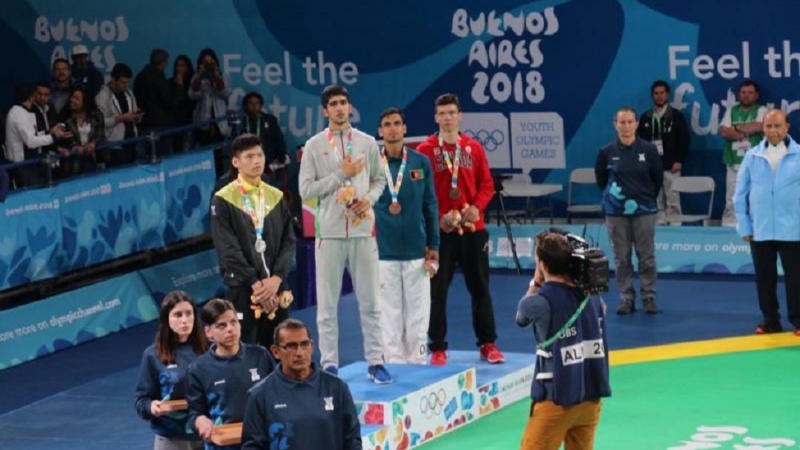 Iranpress: Iran claims colourful medals at Youth Olympic Games