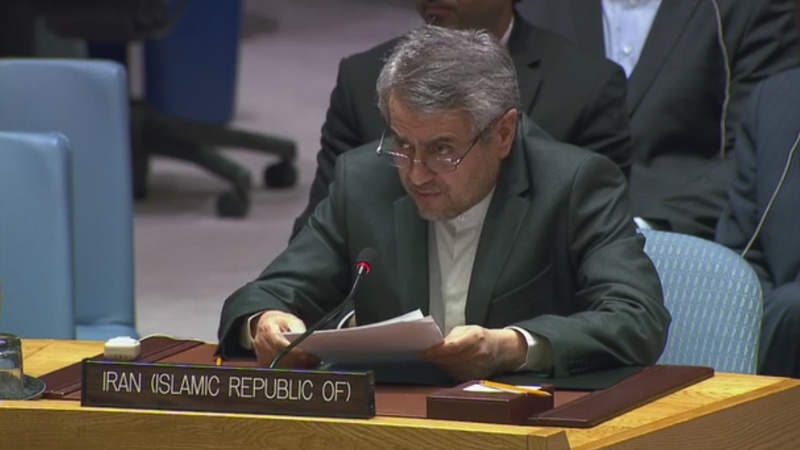 Iranpress: Iranian representative to UN criticizes those who openly defy international law 