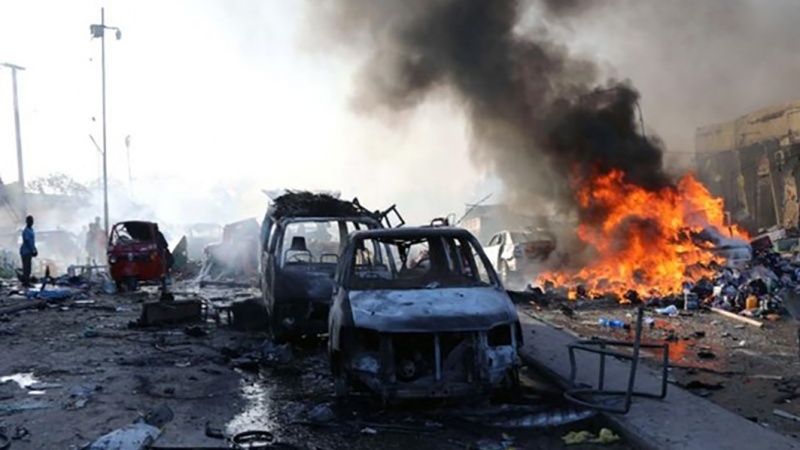 Iranpress: Mogadishu triple car bombings death toll rises to 53