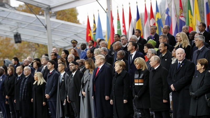 Iranpress: World leaders mark 100th anniversary of  WWI Armistice in Paris