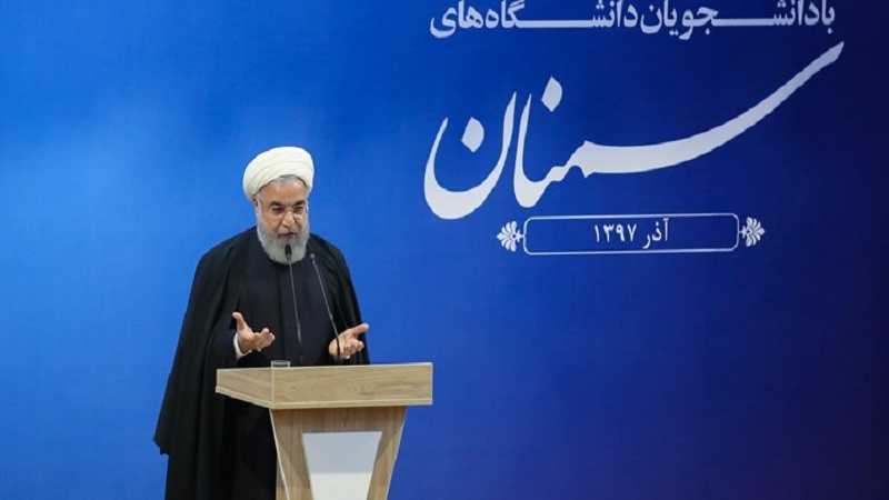Iranpress: "JCPOA cleared the way for oil, business people and banks": Rouhani
