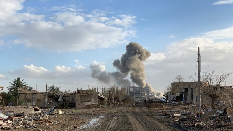 Iranpress: US-led coalition destroys hospital in Syria, 8 killed