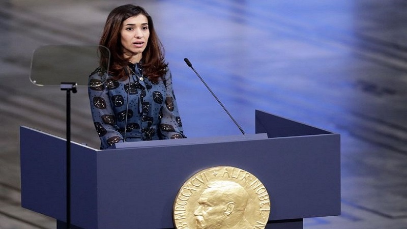 Iranpress: Iraqi Yazidi woman awarded Nobel peace prize  