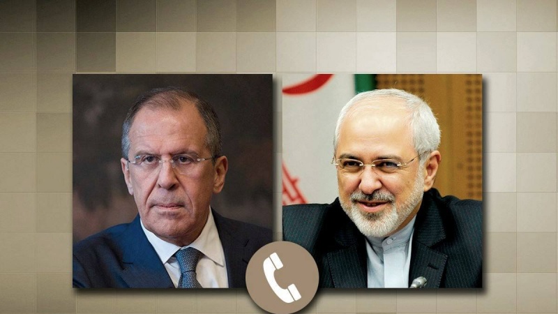 Iranpress: Zarif, Lavrov hold phone talks about Syria