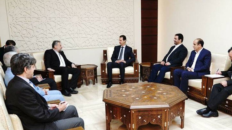 Iranian Parliamentary delegation meet Syrian President