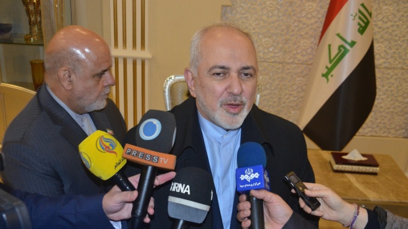 Iranpress: Zarif praised Iraqi governments supportive stances in face of US sanctions