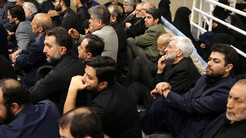 Iranpress: Photo: The Fifth evening of mourning ceremony on martyrdom of Hazrat Zahra (pbuh)