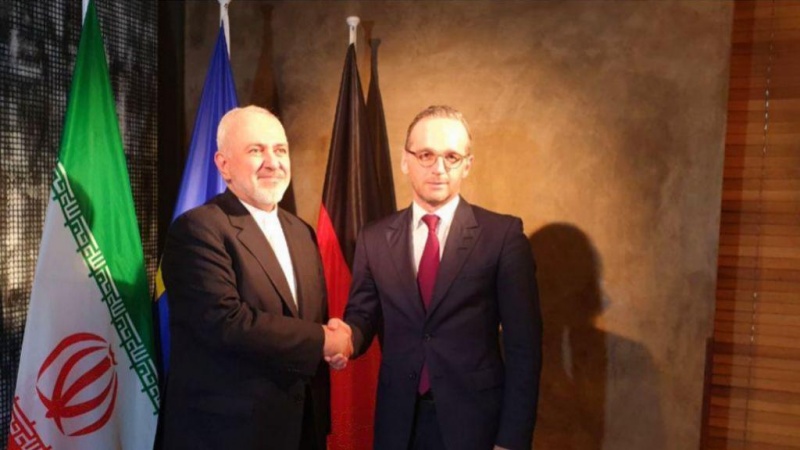 Iranpress: Iranian, German Foreign Ministers discuss bilateral ties