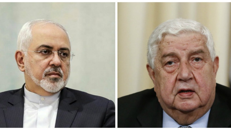 Iranpress: Iran, Syria FMs discuss situation in Syria