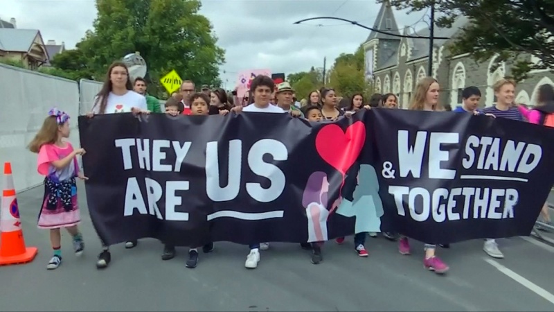 Iranpress: New Zealanders ‘March for Love’ in wake of terrorist attacks