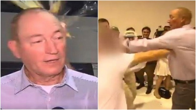 Iranpress: Anti Islam Australian senator gets an egging