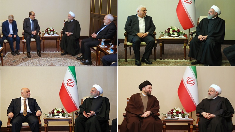 Iranpress: Rouhani meets Iraqi officials in Baghdad