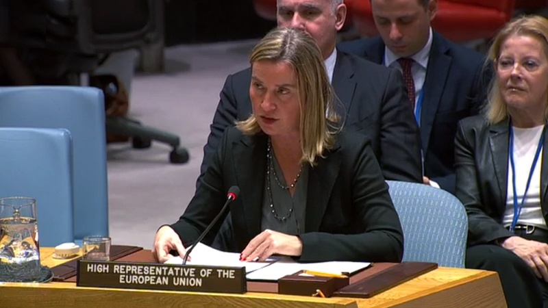Iranpress: Saving Iran deal preserves the credibility of the UN Security Council: Mogherini