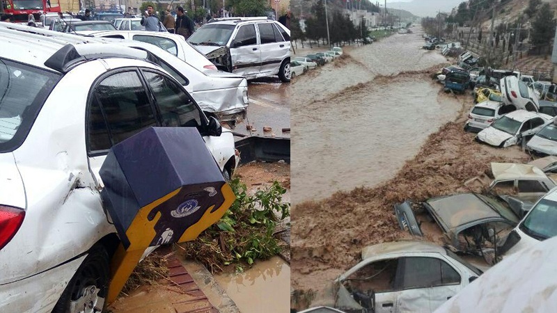 Iranpress: At least 18 killed, 94 injured in flood-stricken city of Shiraz