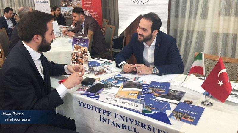 Iranpress: Photo: Expo of Turkish universities opens in Tabriz