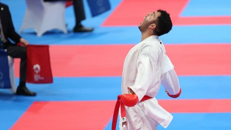 Iranpress: Iranian karateka grabs gold in Morocco Premier League
