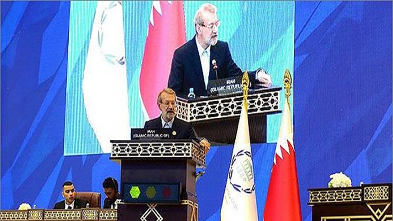 Iranpress: US hypocritical behavior disrupts international security: Larijani