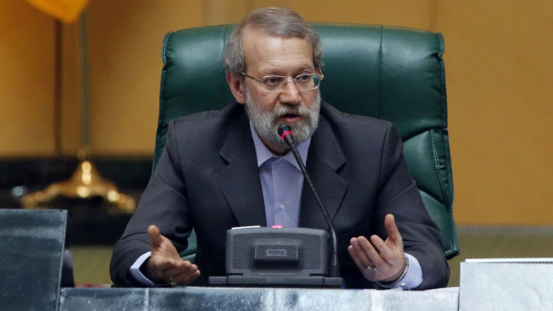 Iranpress: Larijani: Accurate analysis of regional situation presented to MPs by IRGC Commander 