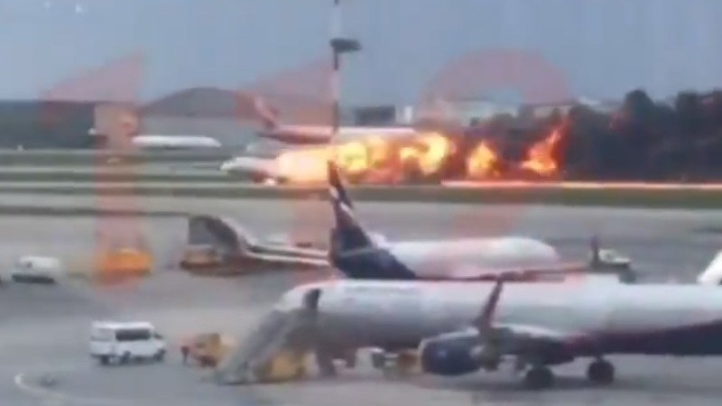 Iranpress: 40 dead after fire breaks out on board Russian passenger jet