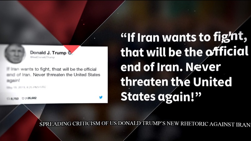 Iranpress: Controversy over Trump anti-Iran tweets
