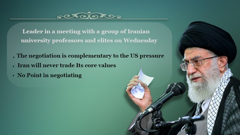 Iranpress: Infographic: Iran will never trade Its core values