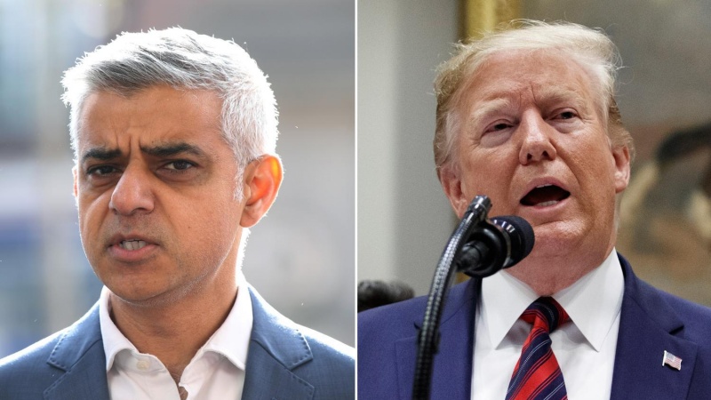 Iranpress: London Mayor Sadiq Khan Mocks Trump As 