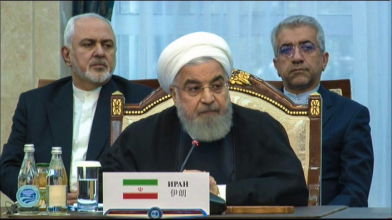 Iranpress: Rouhani at the 19th SCO summit: 