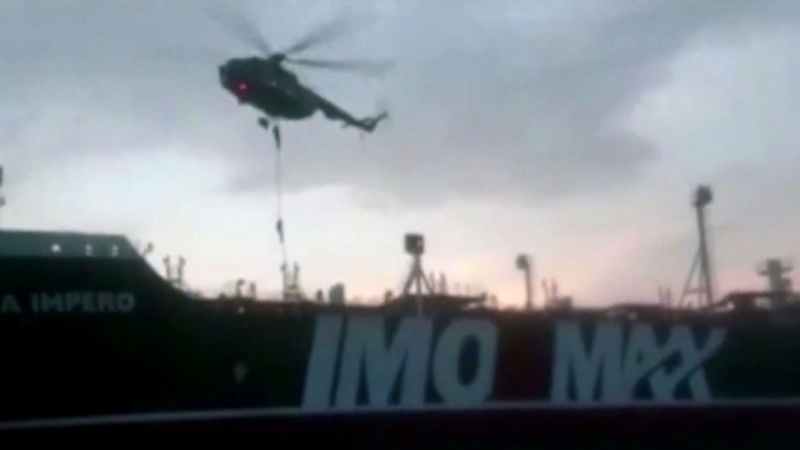 Iranpress: New video of seizure of Stena Impero tanker 