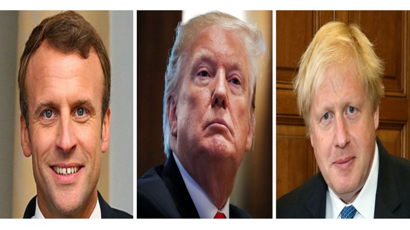 Iranpress: Trump, Macron and Johnson discuss Iran 