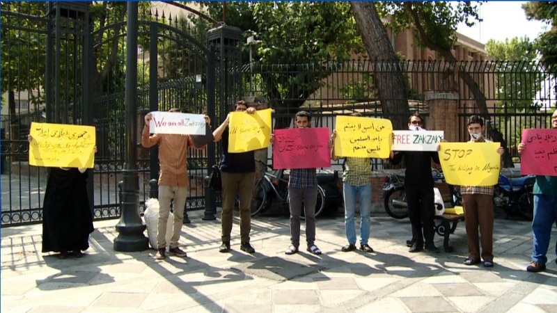Iranpress: Popular gathering in Tehran to demand Zakzaki