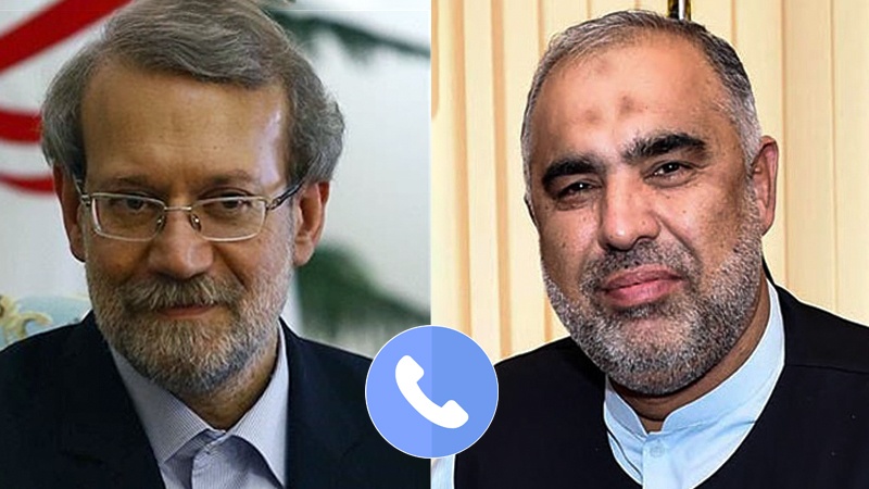 Iranpress: Larijani discusses Kashmir situation with his Pakistani counterpart 