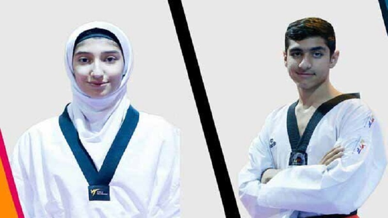 Iranpress: Iranian athletes win medals at World Cadet Taekwondo Championships