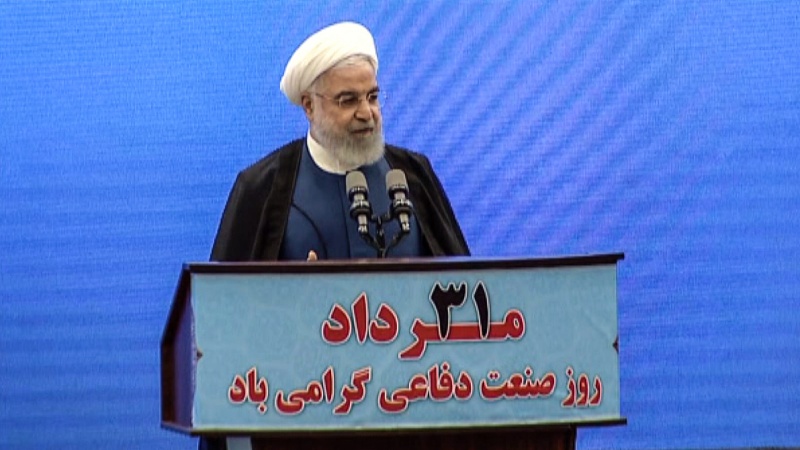 Iranpress: President Rouhani hailed Iranian “Bavar-373” homemade air defense system