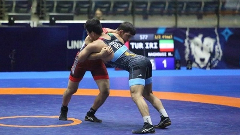 Iranpress: Iranian greco-roman wrestlers stand 2nd at UWW World Junior C’ships