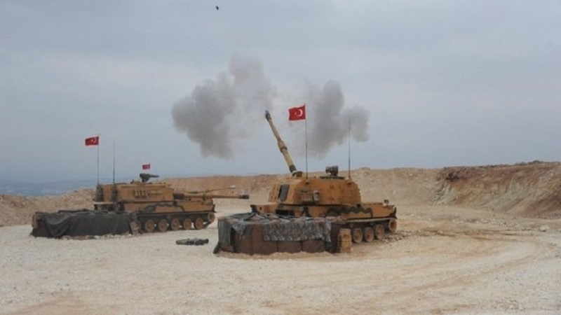 Iranpress: Turkey ground forces advancing in northern Syria