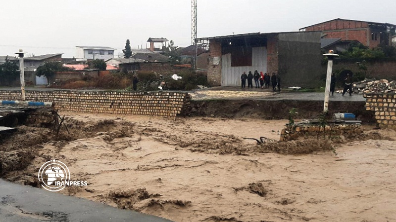 Iranpress: Golestan province hit by flash floods