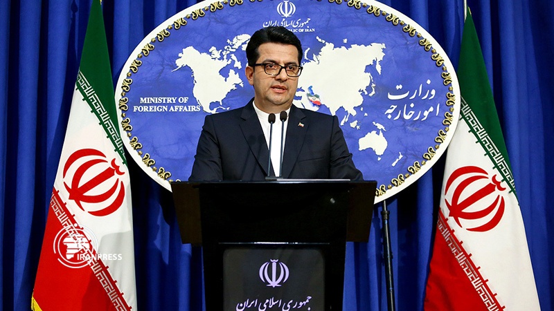 Iranpress: FM spokesman responds to interfering remarks by Pompeo