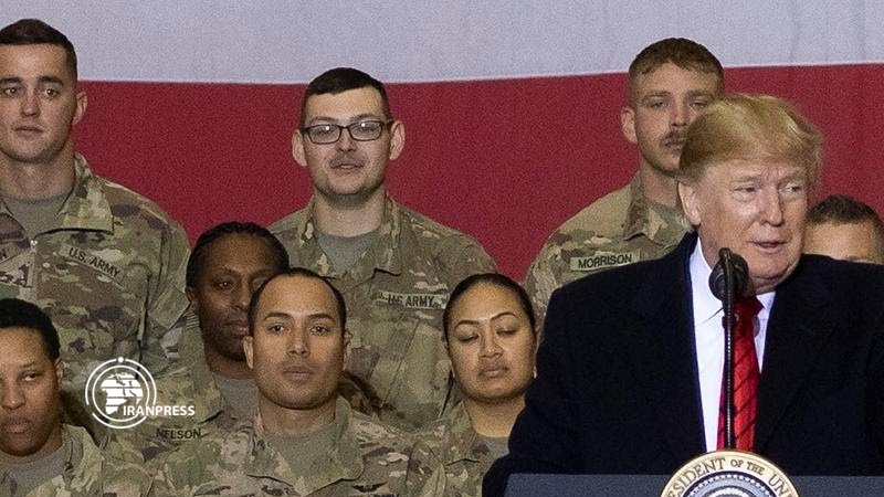 Iranpress: Trump makes surprise visit to troops in Afghanistan 