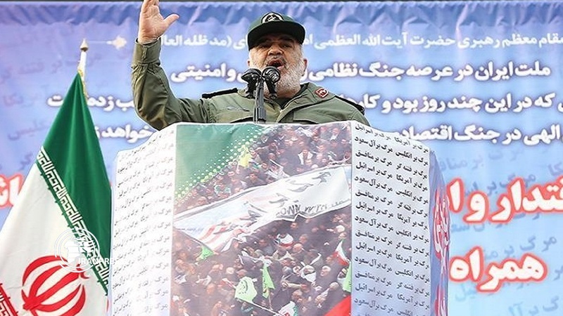 IRGC top commander, Major General Hussein Salami