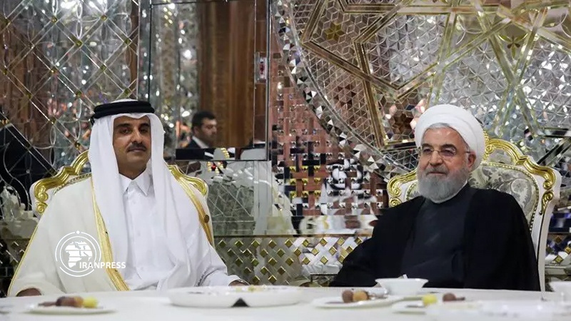 Iranpress: President Rouhani emphasizes on Iran-Qatar mutual relations
