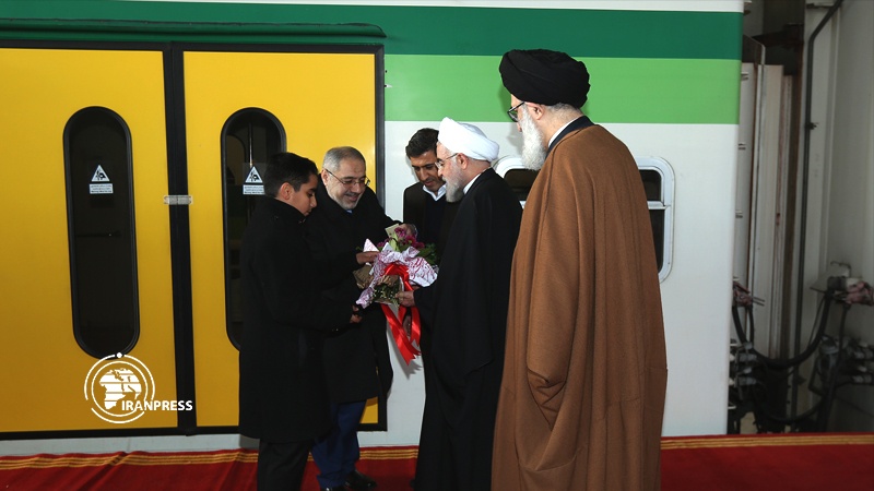 Iranpress: President Rouhani inaugurates the Karaj-Hashtgerd new Metro Line